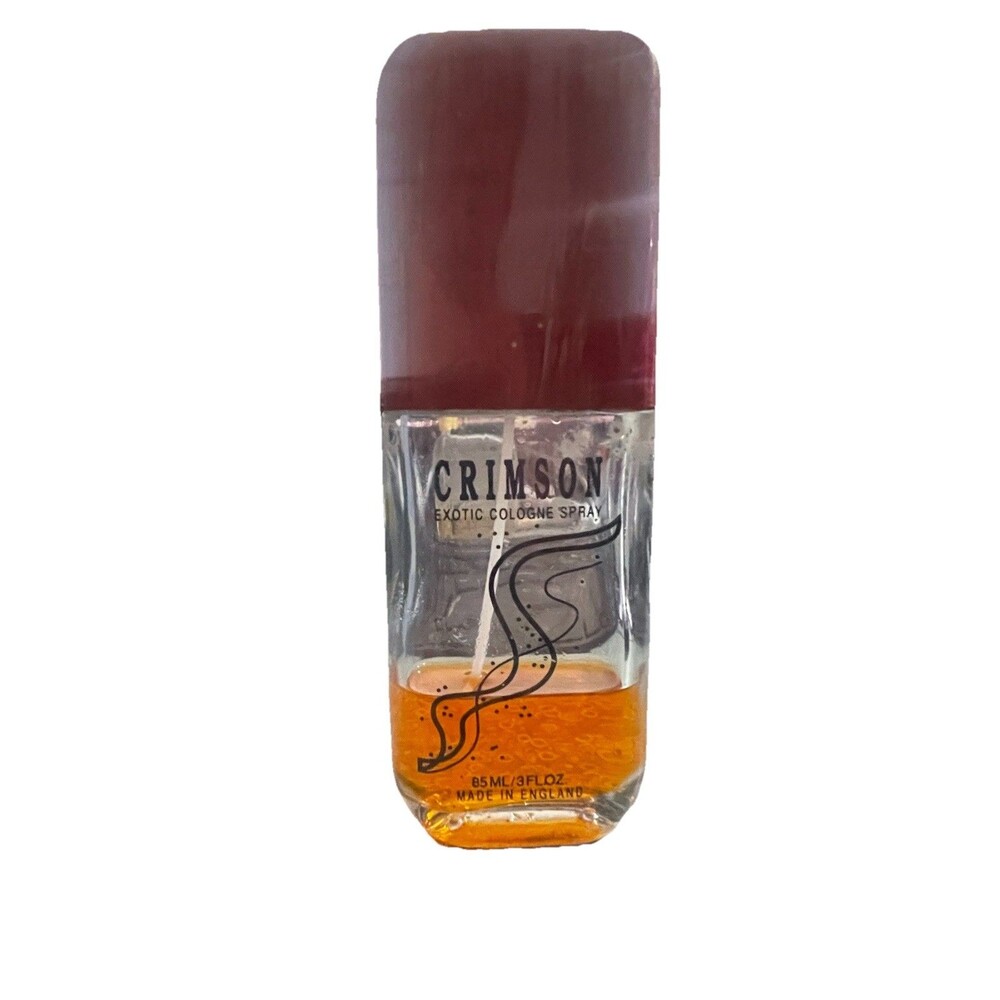 Vintage Crimson Exotic Cologne Spray Made in England 85 ML